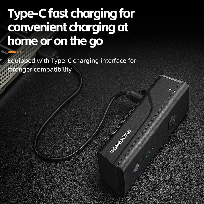 Type-C Şarjlı LED Gidon Lambası